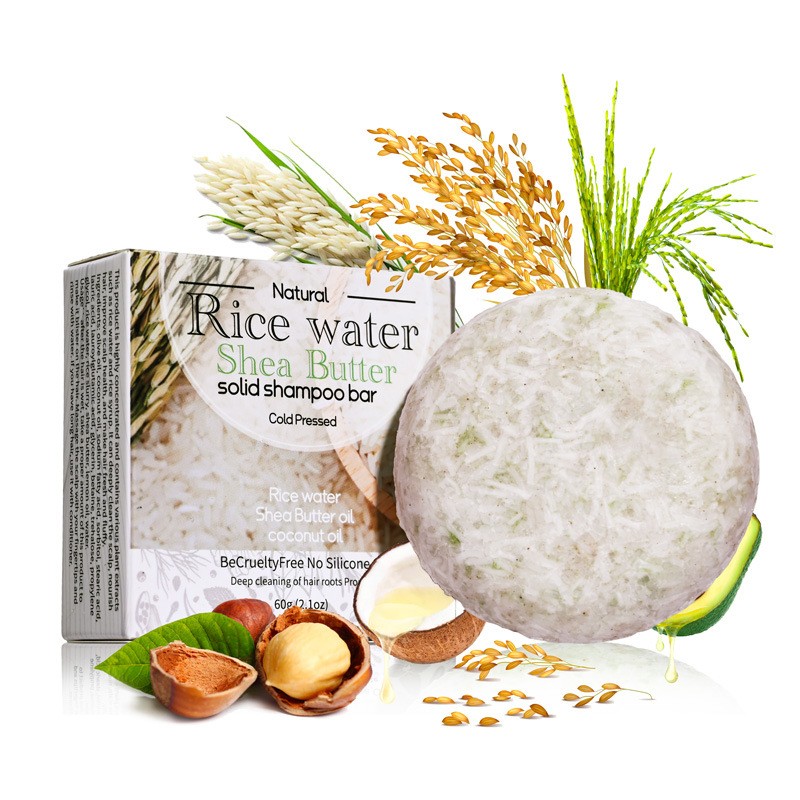 Hair Care Organic - XF 60 جرام قالب شامبو الأرز