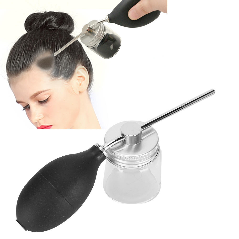 Hair Care Products - زجاجة رش مسحوق الشعر القابلة لإعادة